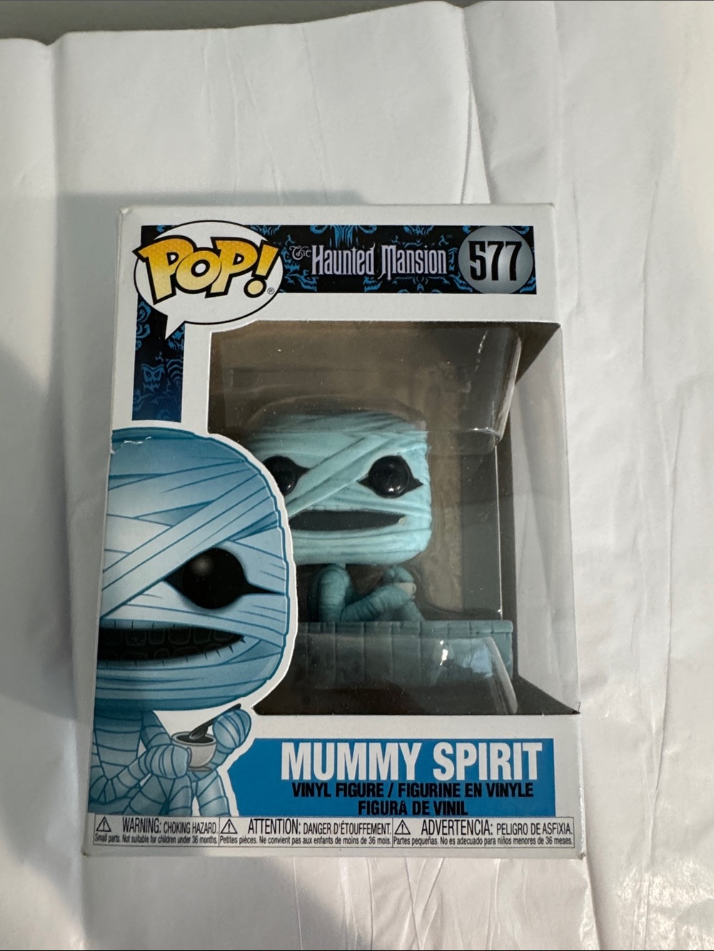 Funko Mummy Spirit Pop! Vinyl Figure - Light Blue and Black
